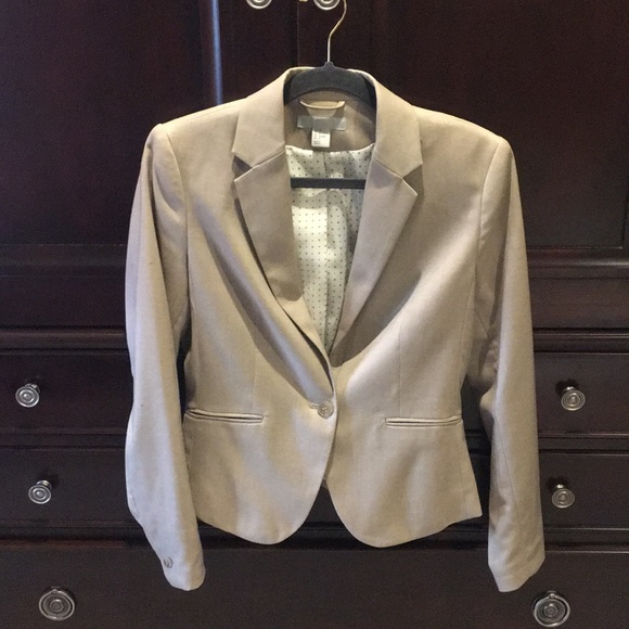 H&M Jackets & Blazers - Beige H&M Blazer